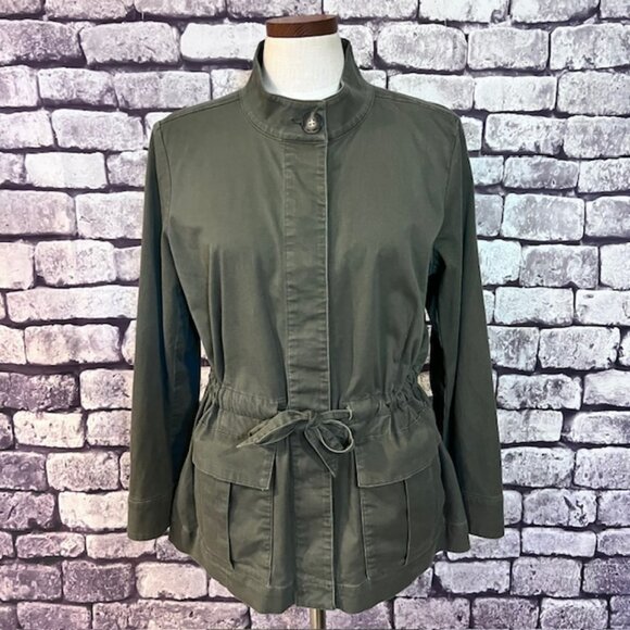 J. Jill Green Long Sleeve Jacket Size MP - Picture 1 of 9